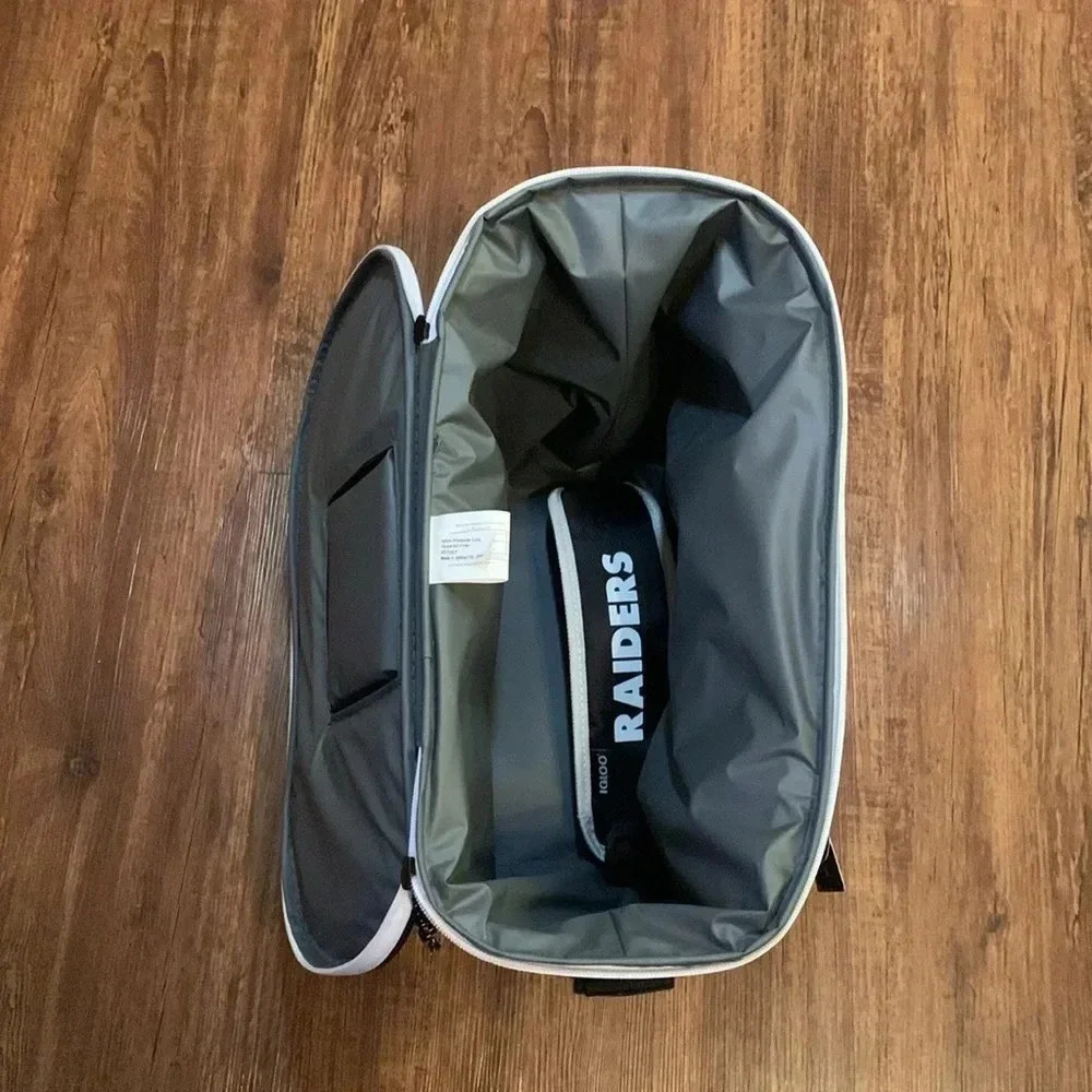 Las Vegas Raiders Insulated Cooler Tote Bag 28-Can New - Picture 8 of 8